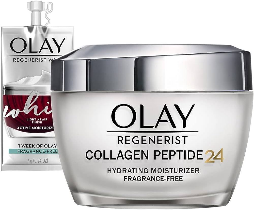 Olay Regenerist Collagen Peptide 24 Face Moisturizer Cream with Niacinamide for Firmer Skin, Anti... | Amazon (US)