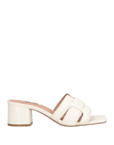 Bibi Lou Woman Sandals Off white Size 11 Soft Leather | YOOX (US)
