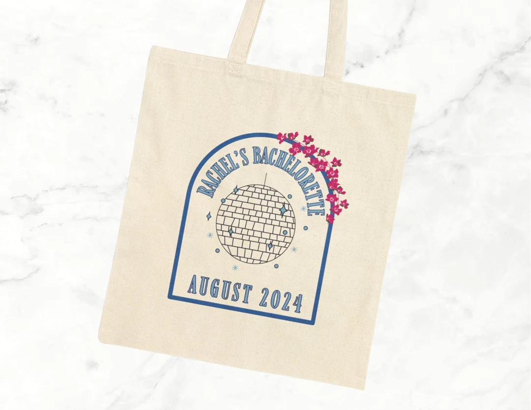 Mamma Mia Bachelorette, Bachelorette Tote Bags, Disco Bachelorette, Bach Party Favors, Mamma Mia ... | Etsy (US)