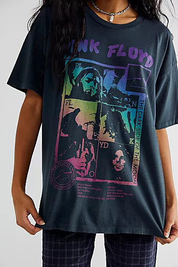 Pink Floyd Dark Side Of The Moon Merch Tee | Free People (Global - UK&FR Excluded)