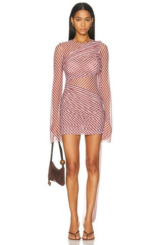 Bananhot Marissa Mini Dress in Rust | FWRD 