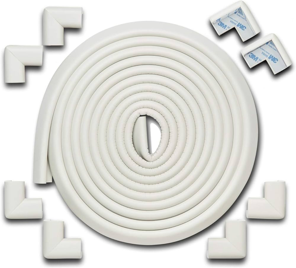 Roving Cove HeftyFit Edge Corner Protector Baby Proofing (Large 18ft Edge 8 Corners), Heavy-Duty,... | Amazon (US)