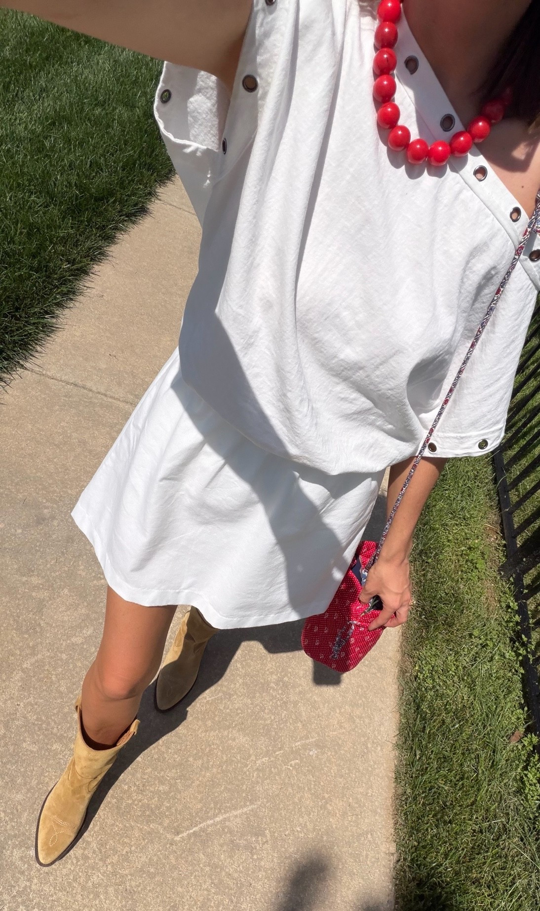 Lunch with the girls! Medium top & medium skort ❤️