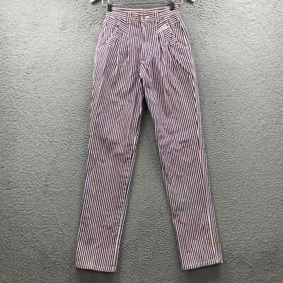 Rocky Mountain Jeans Women's 26X34 High Rise Striped Talon Zipper Purple White | eBay CA