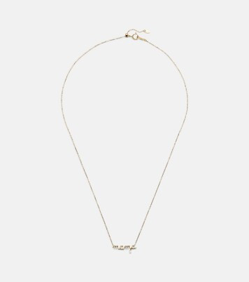 Mama 18kt gold necklace with diamond | Mytheresa (US/CA)