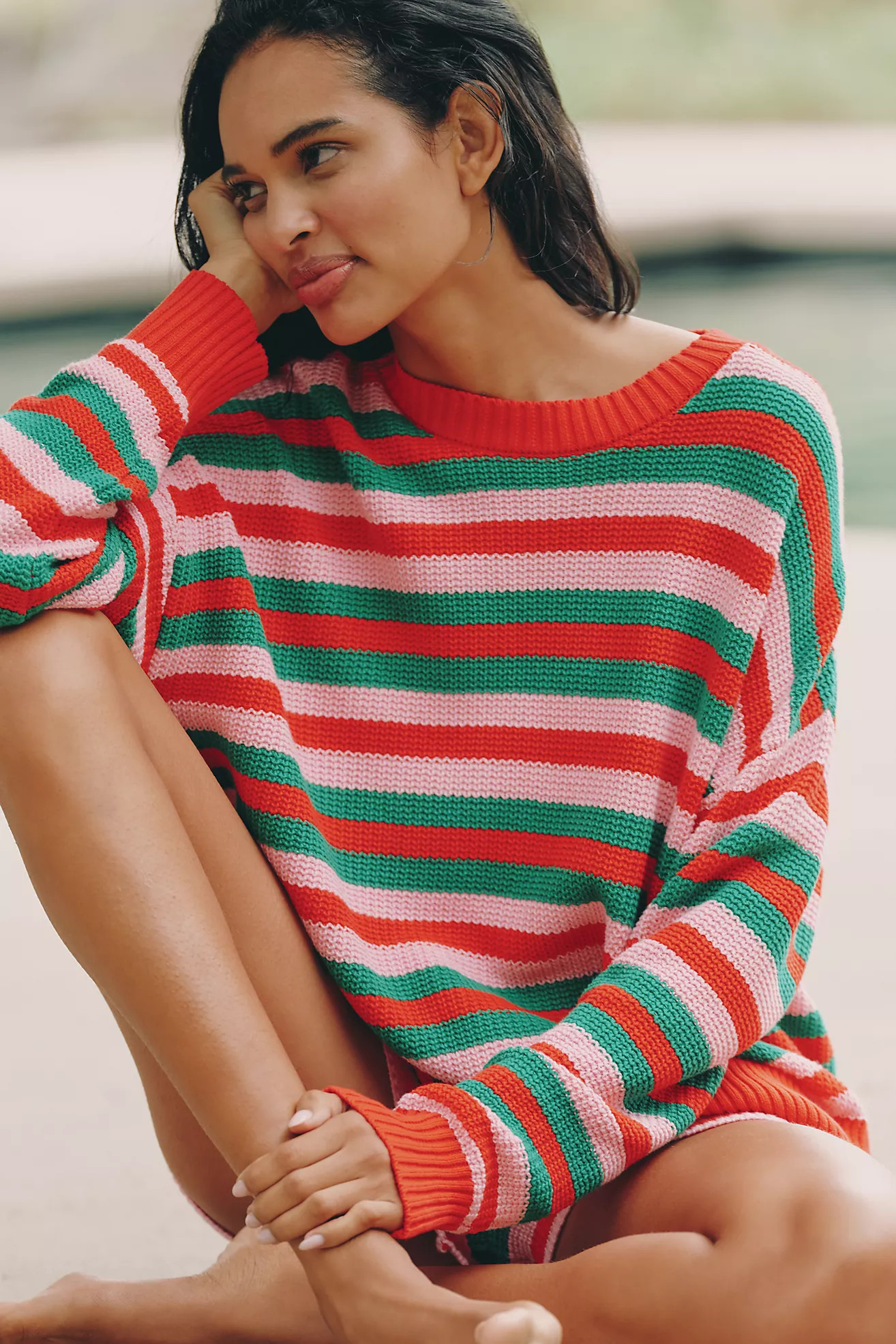 Beach Riot Callie Cotton Sweater | Anthropologie (US)