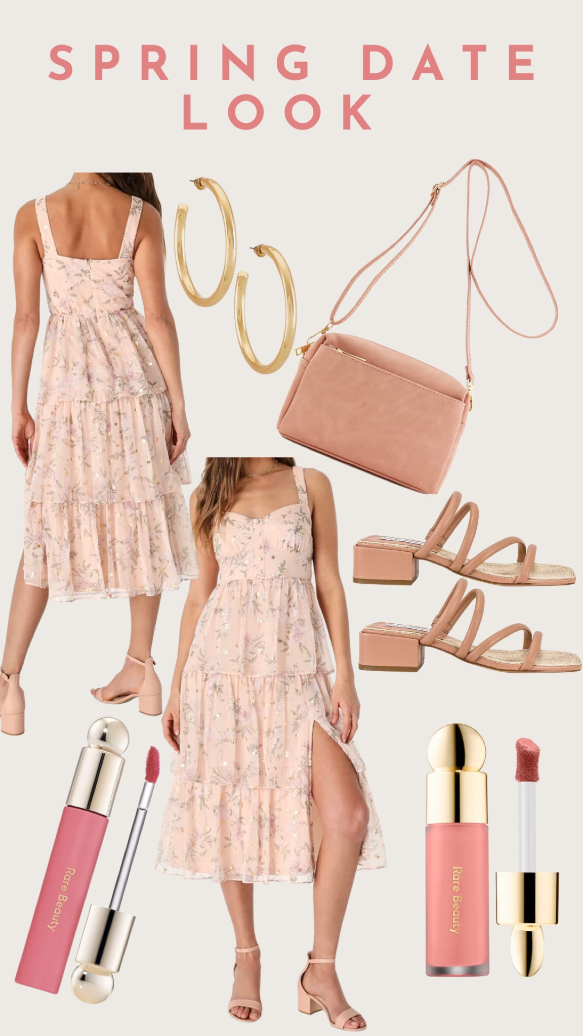 Shop this romantic peach beige toned date look🤍⬇️
@revolve @lulus @stevemadden

#LTKstyletip #LTKGiftGuide #LTKfit