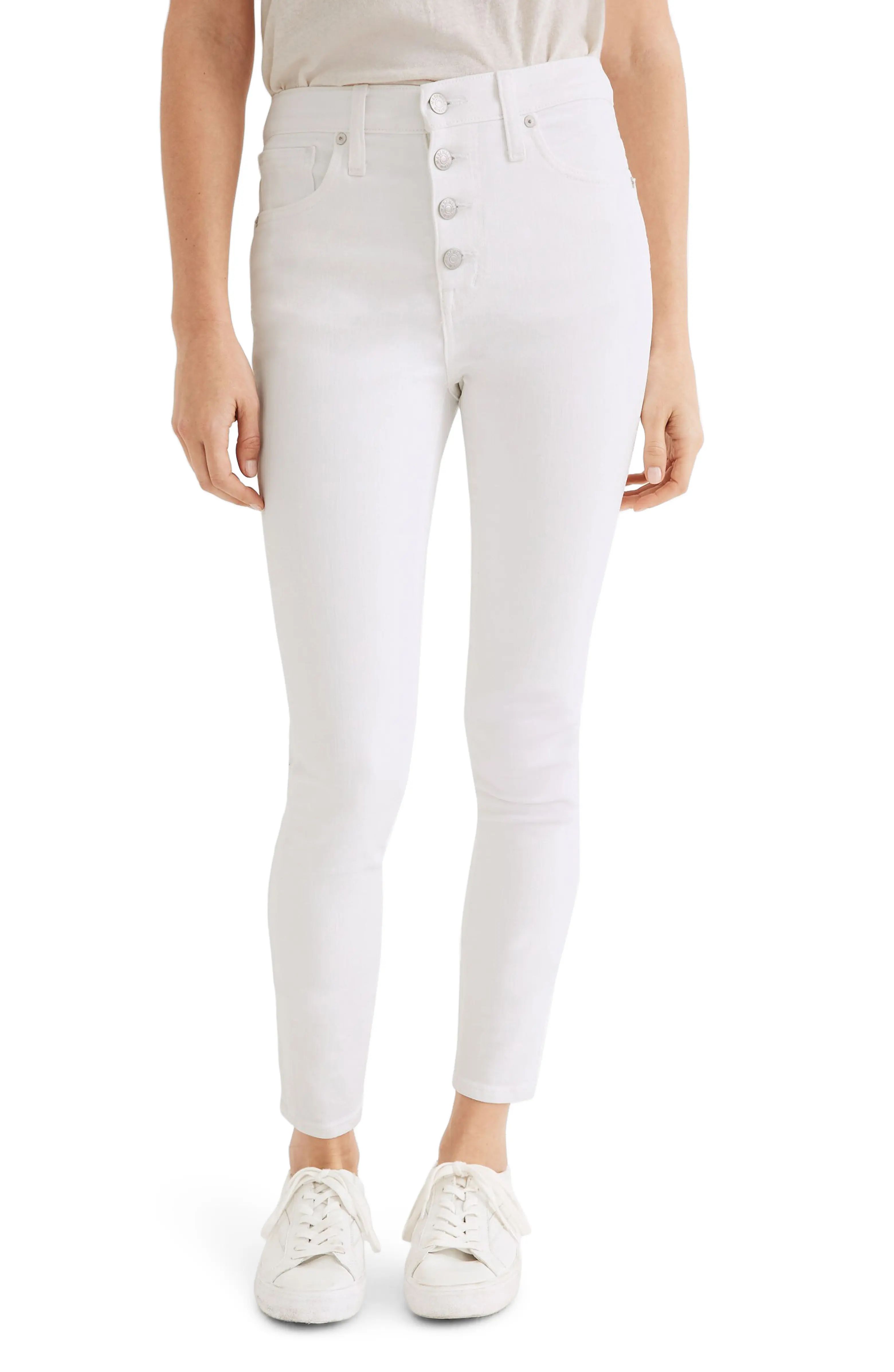 10-Inch High Waist Crop Skinny Jeans | Nordstrom