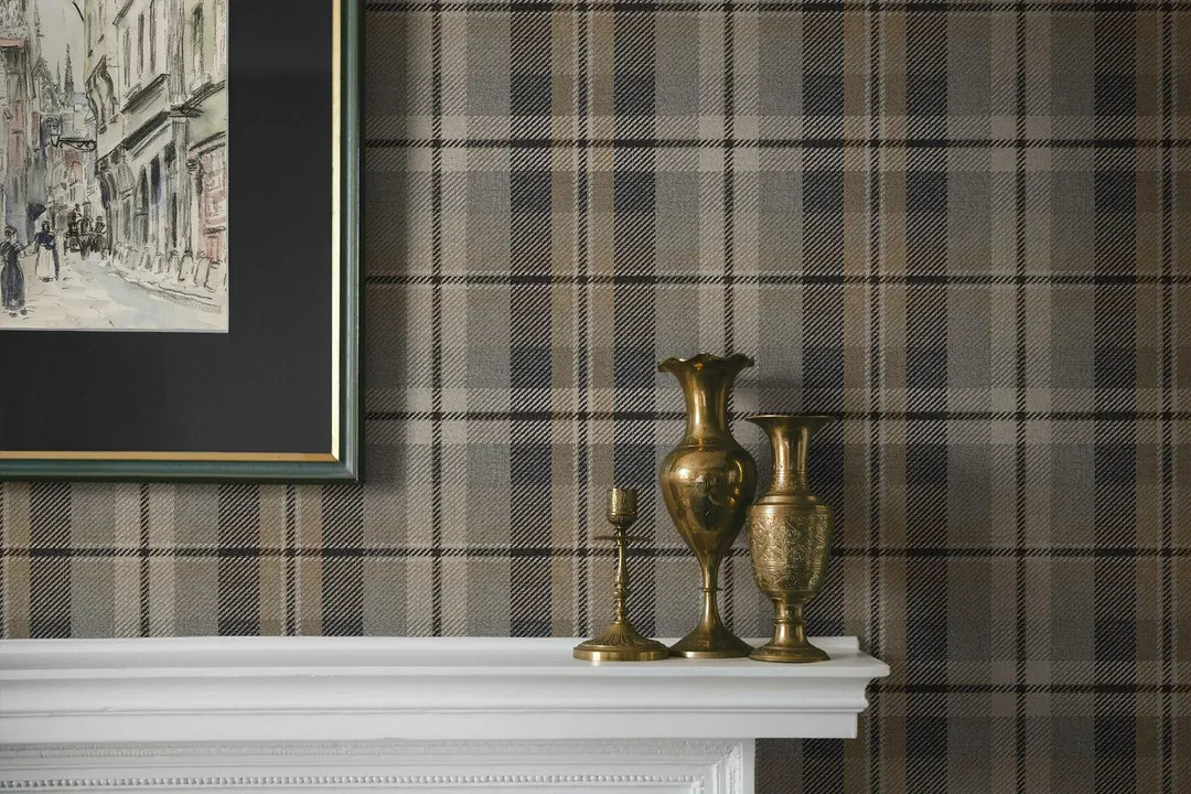 Plaid Peel and Stick Wallpaper | Peel and Stick Wallpaper | Self Adhesive Wallpaper | Plaid Peel ... | Etsy (US)