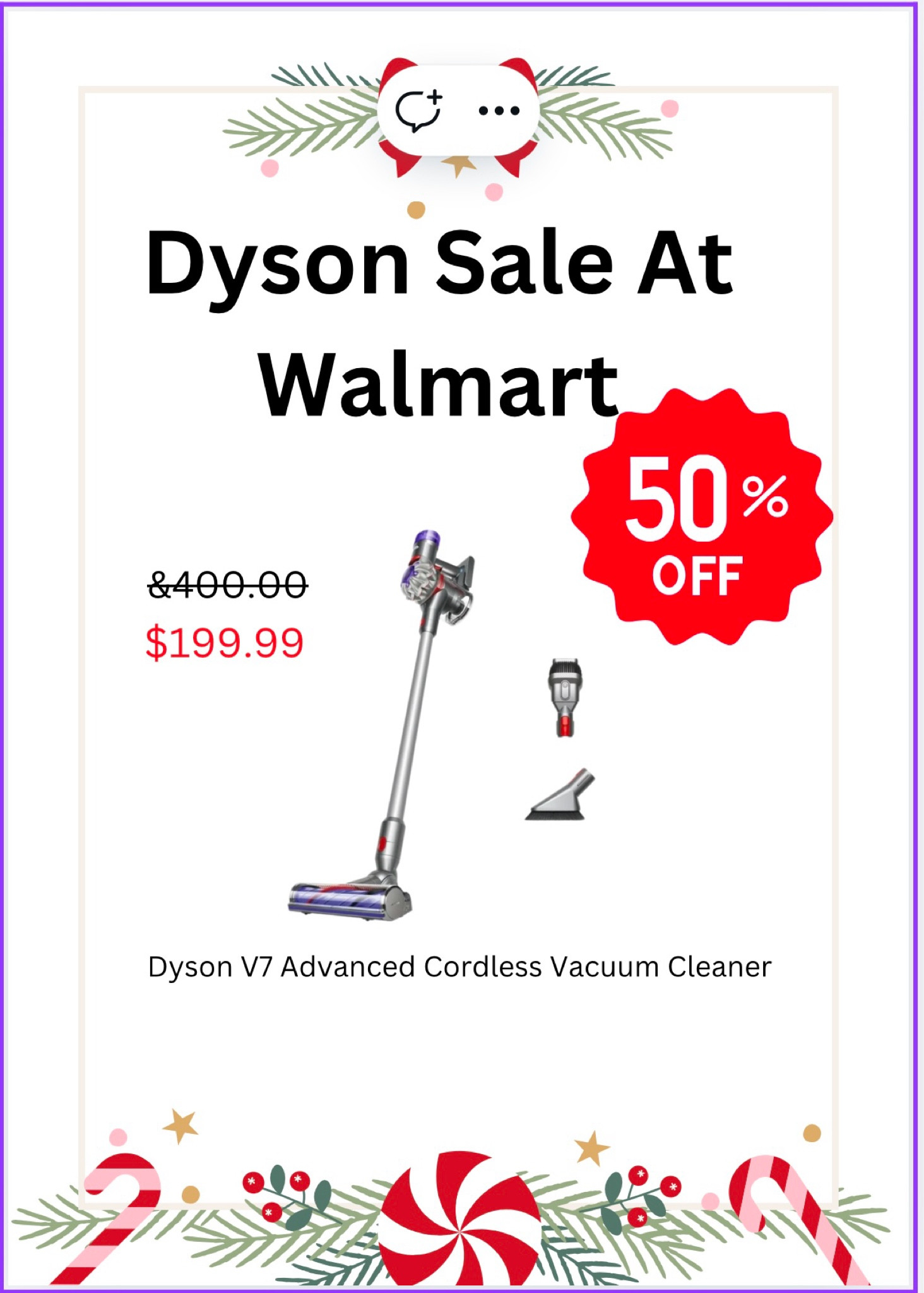 Dyson Vacuum Sale At Walmart
Walmart find
Dyson
Last minute gift idea
Vaccum 
Sale

#LTKHome #LTKSaleAlert