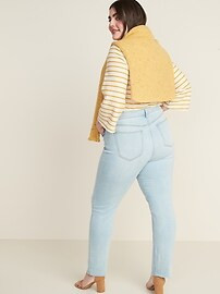 Mid-Rise Distressed Straight Ankle Jeans for Women | Old Navy (US)
