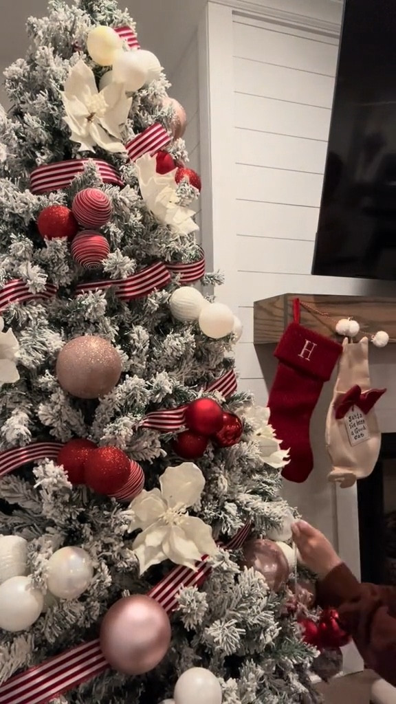 It’s tree time! I started decorating right before Thanksgiving but was so wiped that I finally got around to editing it today. 🎄 Went with my classic peppermint-themed Christmas decor again—because switching to pink would mean redoing everything! Maybe next year for the pink vibes. What do you think of this look?

Keywords: Christmas tree decorating, peppermint Christmas decor, holiday decorating ideas, Christmas tree themes, classic holiday decor, Christmas inspiration, festive home decor, Christmas ornaments, peppermint decorations, holiday vibes


#LTKHome #LTKSeasonal #LTKHoliday