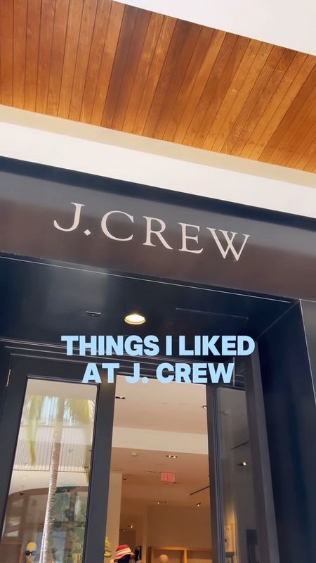Things I liked at J. Crew