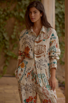 Agua Bendita Keshi Buttondown Shirt | Anthropologie (US)