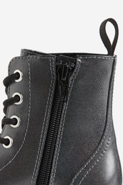 Lace-up Boots - Black - Kids | H&M US | H&M (US + CA)
