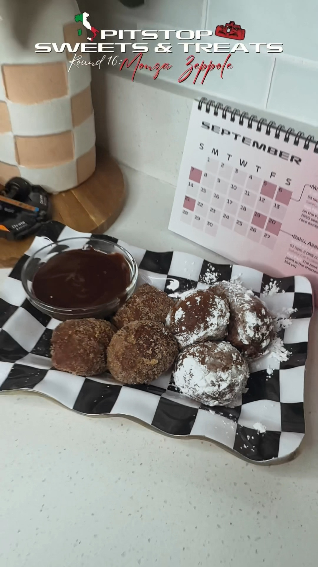 Pit Stop Sweets & Treats Round 16: Monza Zeppole🇮🇹
.
Welcome back to my second year of making a traditional dessert inspired by our hosting countries. One dessert for each of the 24 stops on the race calendar. 
.
Gosh do I love an Italian donut with a ganache dipping sauce
- All the love and go McLaren🩵
.
Recipe I followed is by the blog:
Brown Eyed Baker

#LTKParties #LTKNYFW #LTKFindsUnder100