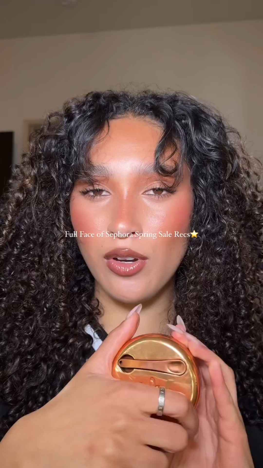 unintentional full face of Sephora spring sale recs🫡⭐️ (products below + on LTK)

your girl completely forgot about the sale and bought some beauty products she’s been itching to try lol. Instead of returning thought I’d just give all my recs on trending makeup, beauty staples I always use, and some vibes 🤍

Products:
@summerfridays jet lag eye patches @danessa_myricks yummy skin tint and radiant blur balm @hauslabs concealer @rarebeauty soft pinch contour @hourglasscosmetics anything but I use the veil pressed setting powder in this and their lotus flower + volume three ambient bronzing palette @makeupforever extreme lip liner in limitless brown @fentybeauty hella thic mascara @makeupbymario sculpt lip pencil in Travis @urbandecaycosmetics all nighter setting spray @onesize setting spray @fentyhair repair damage treatment, deep conditioner, and curl cream (these curls were too good not to mention)