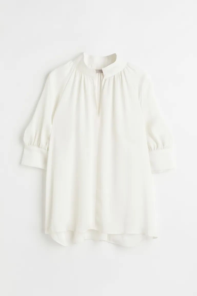 Stand-up Collar Blouse | H&M (US + CA)