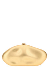 Women's Gold Nappa Leather Caldera Clutch Brass Borse A Mano | Italist Inc.