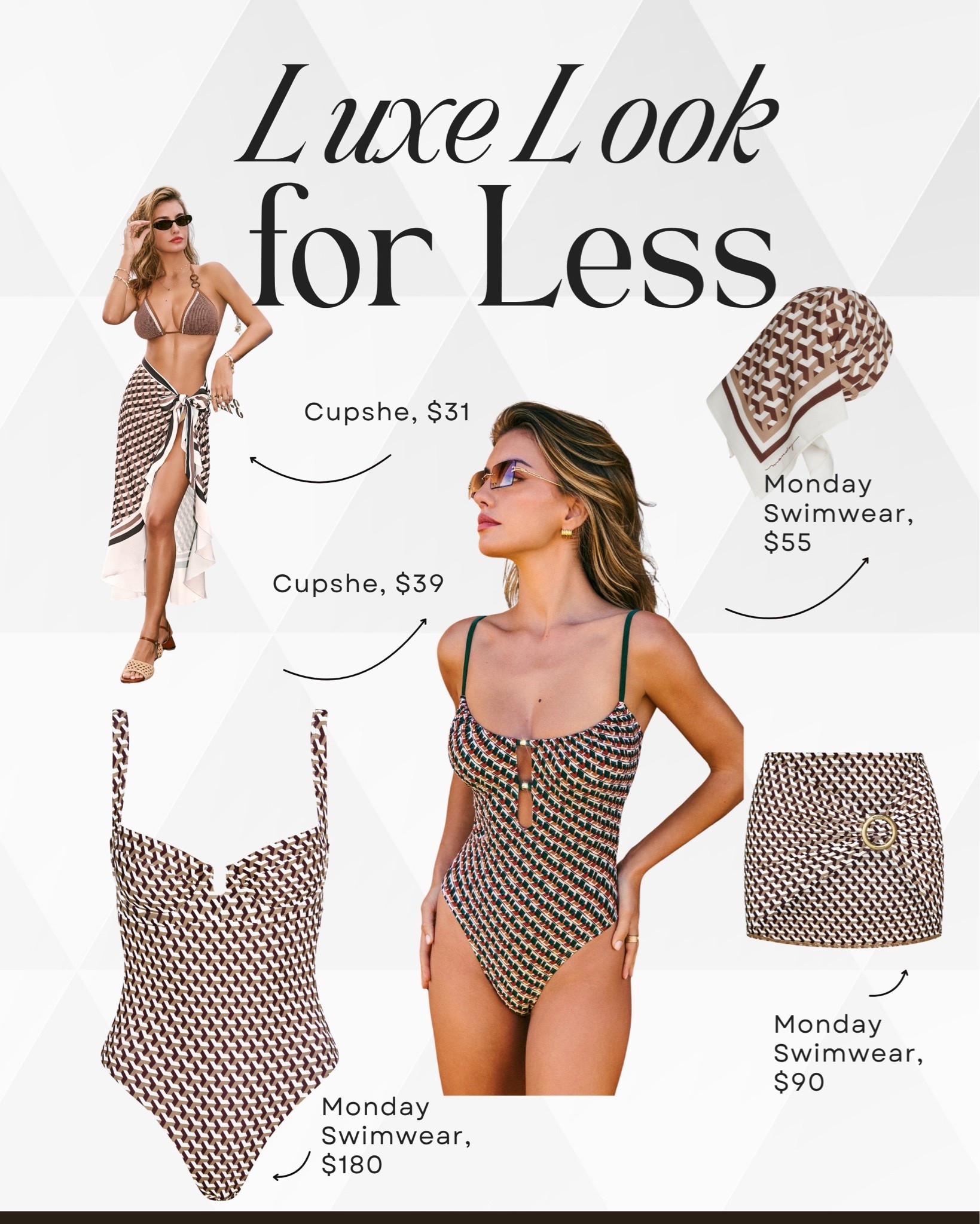Found the best Monday Swimwear lookalike at @Cupshe!