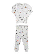 Infants 2pc Halloween Glow In The Dark Pajama Top And Pants Set | Baby Boys (0-24m) | Marshalls | Marshalls