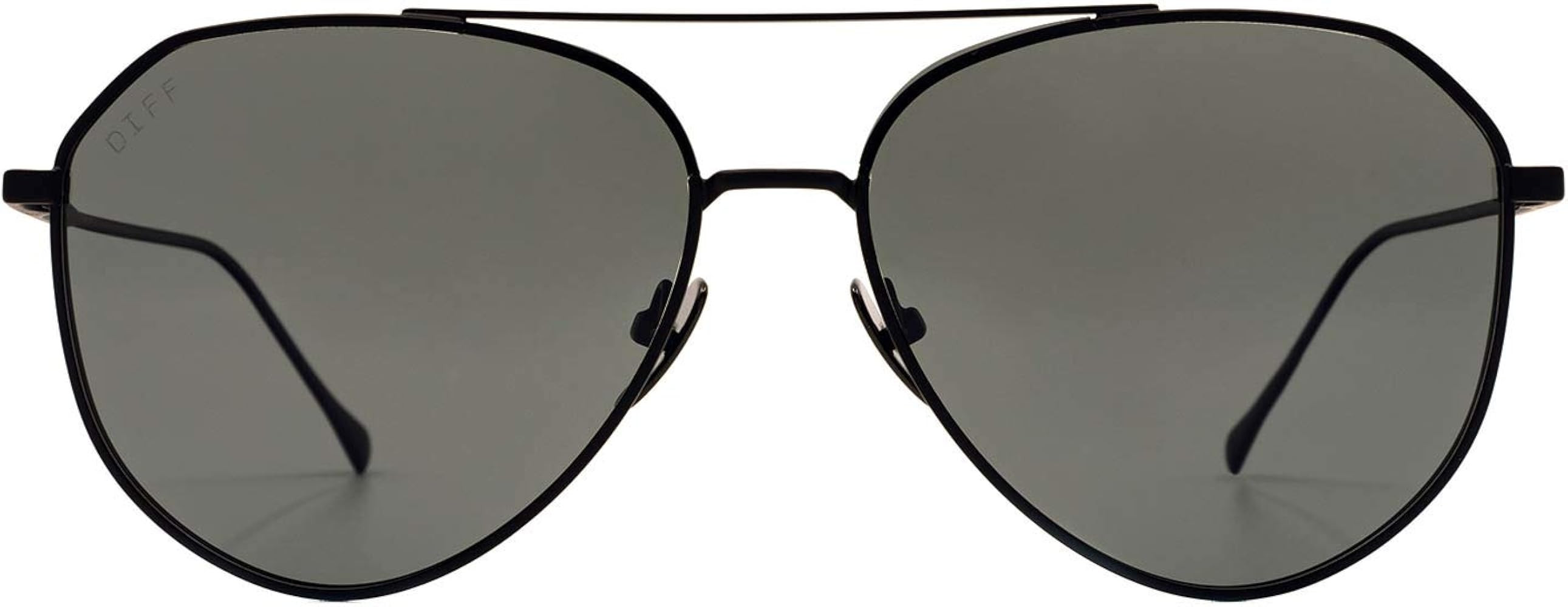 DIFF Eyewear - Dash - Designer Aviator Sunglasses for Men and Women - 100% UVA/UVB [Polarized] | Amazon (US)