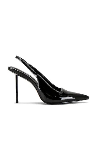 FEMME LA G63 Slingback Pump in Nero from Revolve.com | Revolve Clothing (Global)