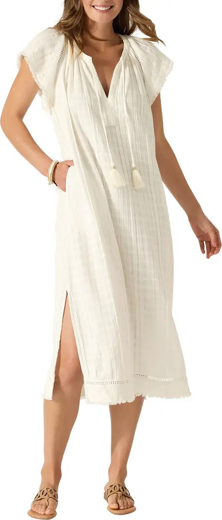 Mykonos Cotton Gauze Cover-Up Midi Dress | Nordstrom