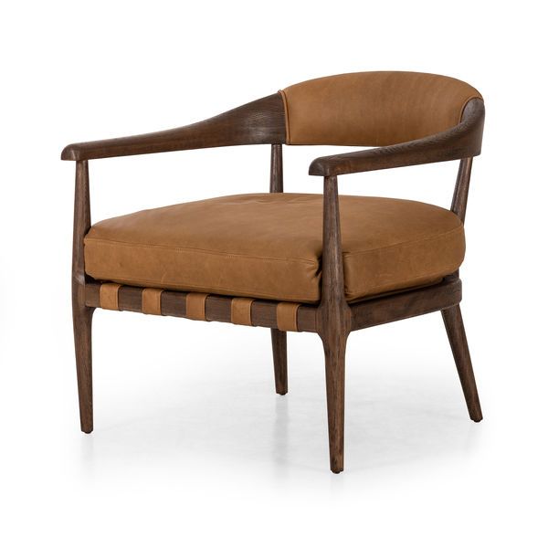 Dane Eucapel Cocoa Leather Chair | Scout & Nimble
