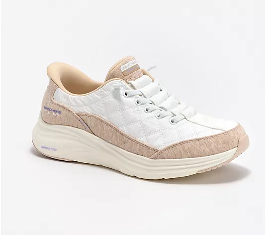 Make Your Selection: Skechers Slip-ins Contour Foam Cozy Fit Sneakers | QVC
