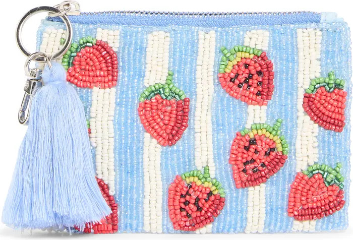 Collection XIIX Strawberry Beaded Coin Pouch | Nordstromrack | Nordstrom Rack