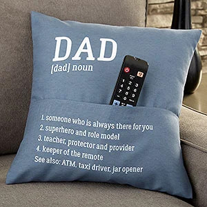 Definition of Him Personalized 14-inch Pocket Pillow | Personalization Mall