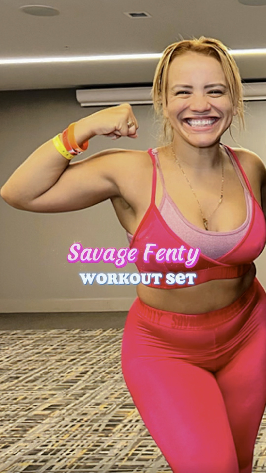 My First #SavageFenty Workout Set & certainly wont be my last!
.
I love that it is truly sweat proof, squat proof & non see through.
.
Showed you the outfit of course but I wanted you to see it in action in a glimpse of my HIIT workout class.
.
 This was a thoughtful gift #ilovepink Usually I’ll get the sports bra that aren’t cut like this because of my cup size but i improvised with wearing a double sports bra. 
.
10/10 Highly recommend! 💗💗💗
#LTKFindsunder100 #SavageFentyFitness #TampaFlorida #Dominicana #Latinainfluencer #Businesscoach #coachingforwomen #lifestyle #pinkpinkpink #bilingualcreator #brandambassador #Ltkfindsunder100 #healthylifestyle #fitnesswear #gymwear #curvyfit 

#LTKActive #LTKfitness #LTKstyletip
