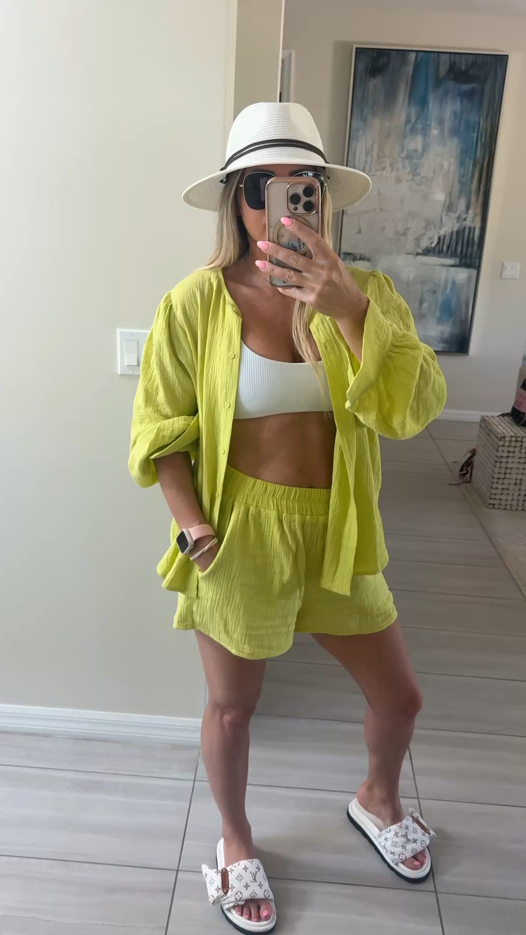 Outfit of the day for a pool day.

Cotton clothing.
Summer outfit, 2-piece set, beach outfit, pool outfit, resort wear, vacation outfit idea.

#LTKootd #LTKSwim #LTKTravel
