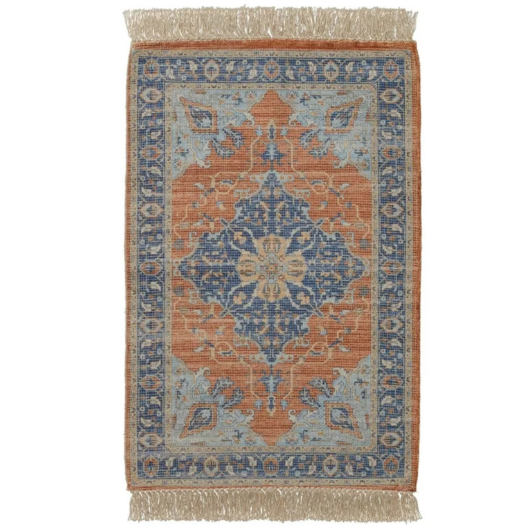 Better Homes & Gardens Persian Fringe Indoor Area Rug, Orange, 30"x46" | Walmart (US)