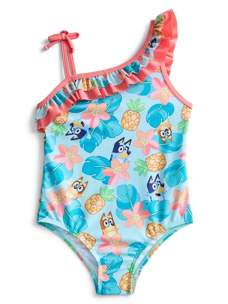 Character Toddler Girl One- Piece Swimsuit, Sizes 12M-5T | Walmart (US)