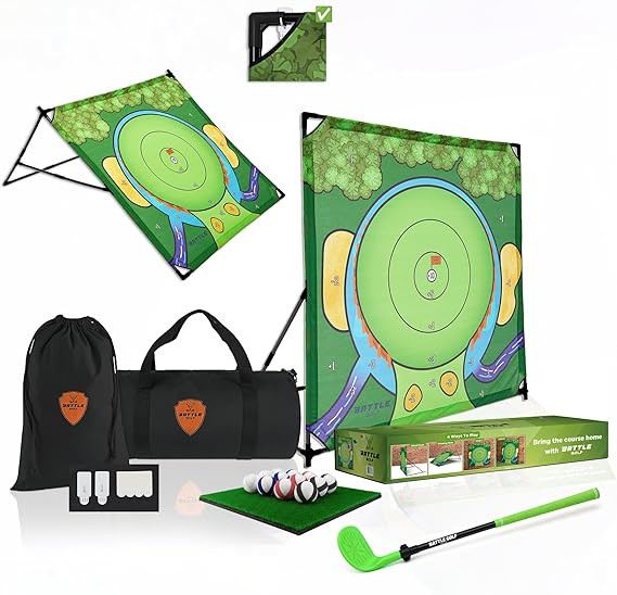 Indoor Chipping Game – The Original Portable Battle Golf Chipping Game for Dad's and Junior Gol... | Amazon (US)