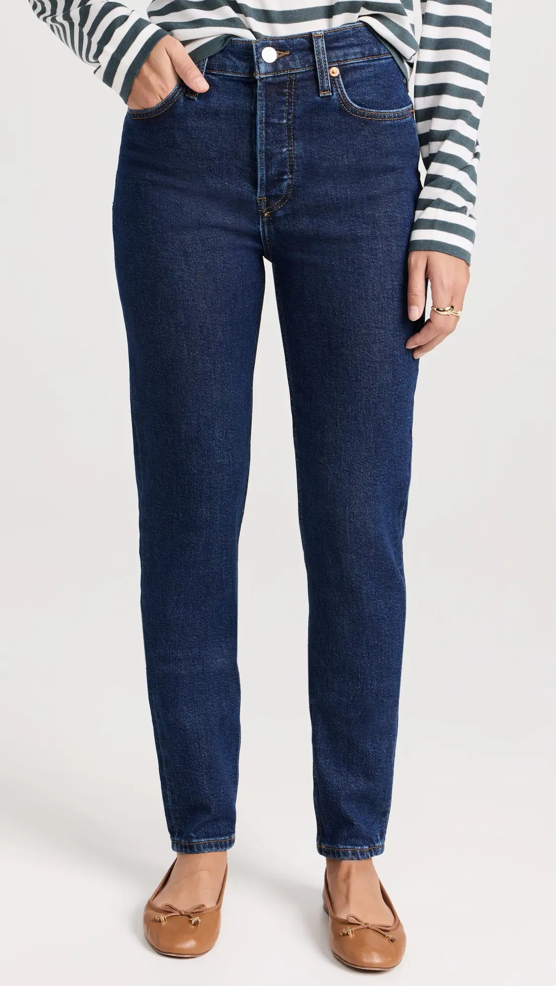 RE/DONE High Rise Skinny Jeans | Shopbop | Shopbop