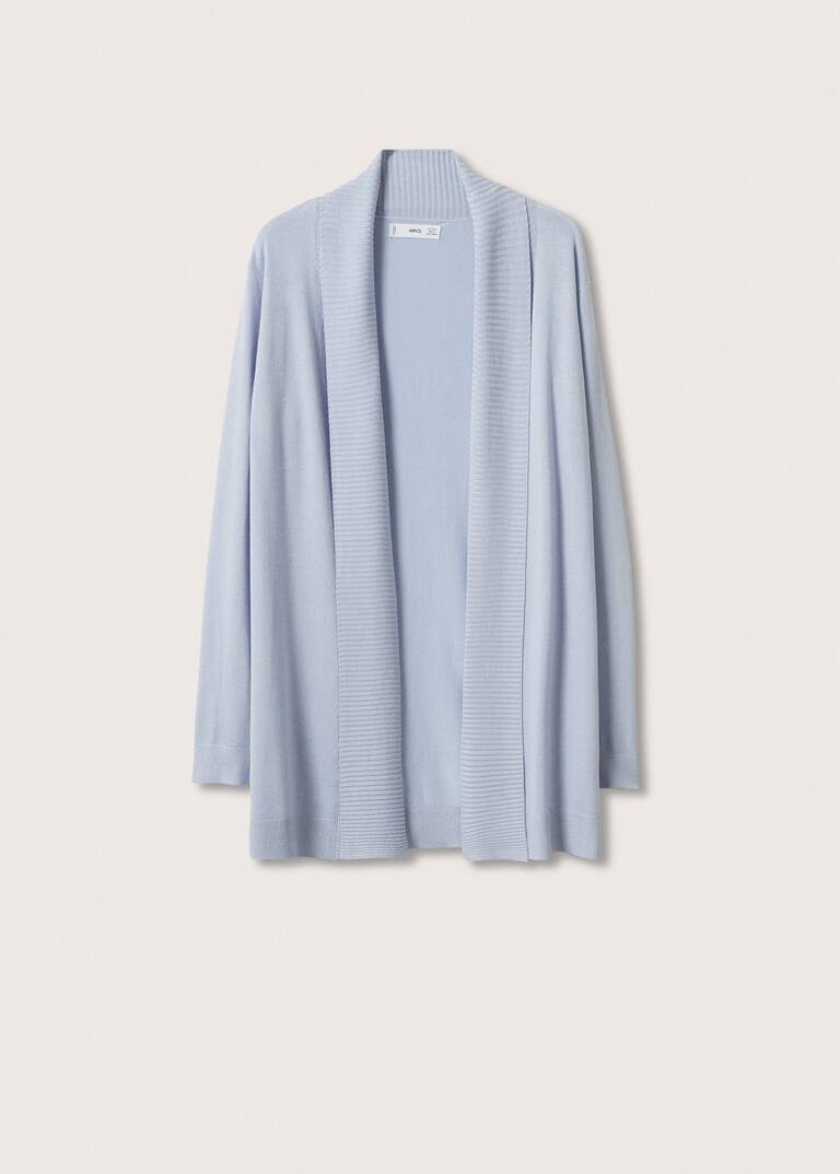Fine-knit cardigan | MANGO (UK)