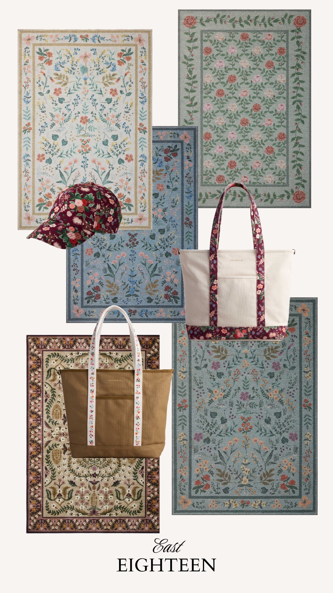 New Spring arrivals from Rifle Paper Co.  Gorgeous new rugs, canvas totes and floral accessories!

#LTKHome #LTKStyleTip #LTKSeasonal
