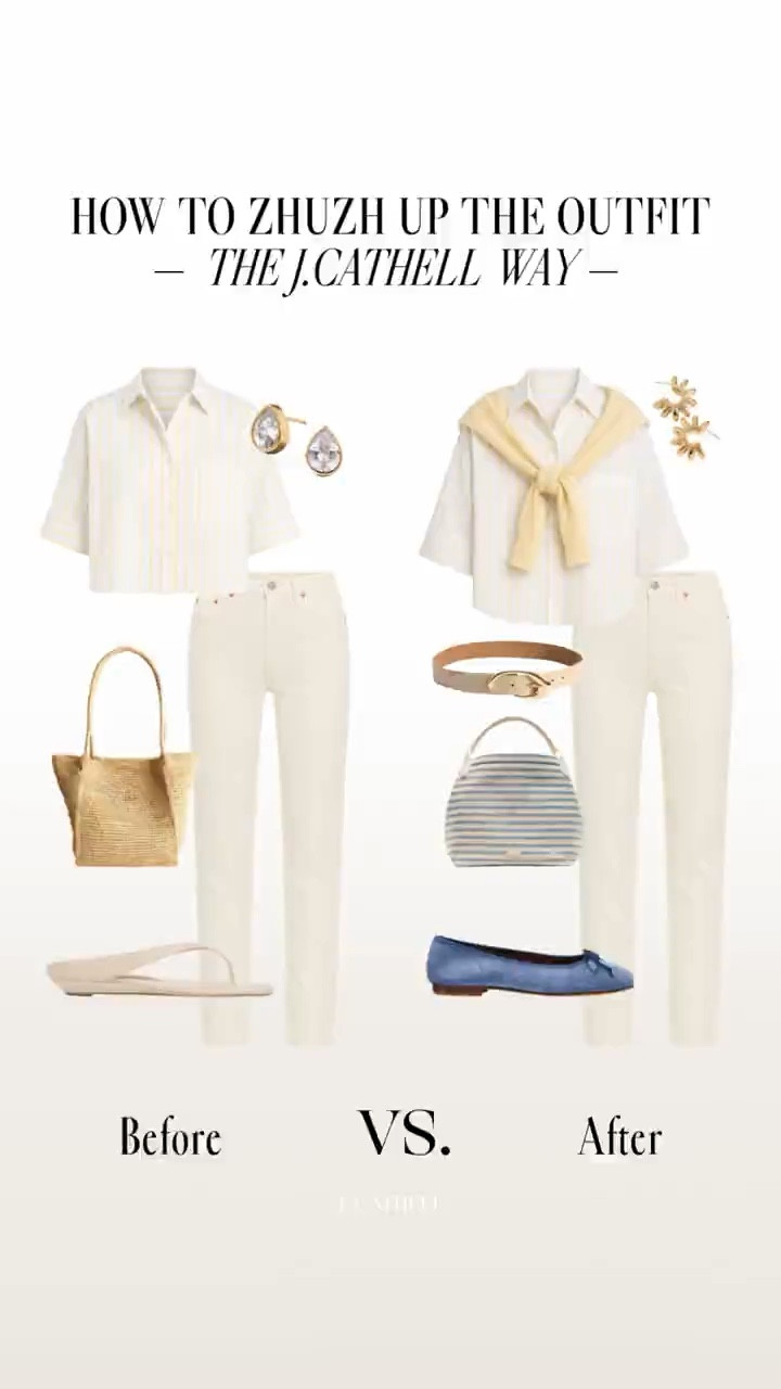 How to Zhuzh Up the Outfit ✨

The J.Cathell way—where it’s all in the details. Think elevated accessories, intentional layering, and those finishing touches that take a look from basic to done.

It’s not about more, it’s about better. Save this for styling inspo and tap to shop the pieces that make the difference. 🤍

#LTKStyle #StylingTips #OutfitDetails #ElevatedStyle #WardrobeInspo #LTKFinds
 

 

#LTKootd #LTKSeasonal #LTKOver40