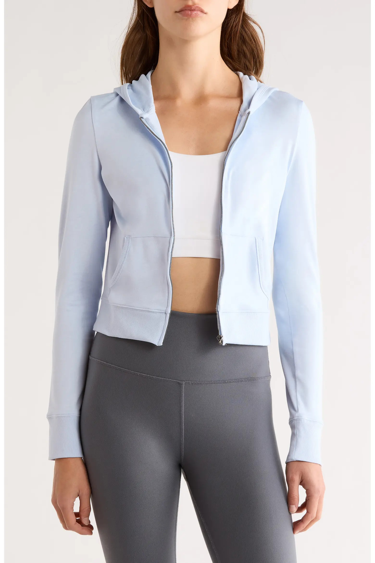 Halo Mini Full Zip Hoodie (Women) | Nordstrom | Nordstrom