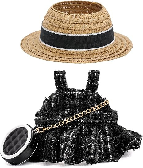 Doll Clothes for 17cm Dolls, Premium Handmade with Luxury Chic Style Set 3 Piece Set Including a ... | Amazon (US)