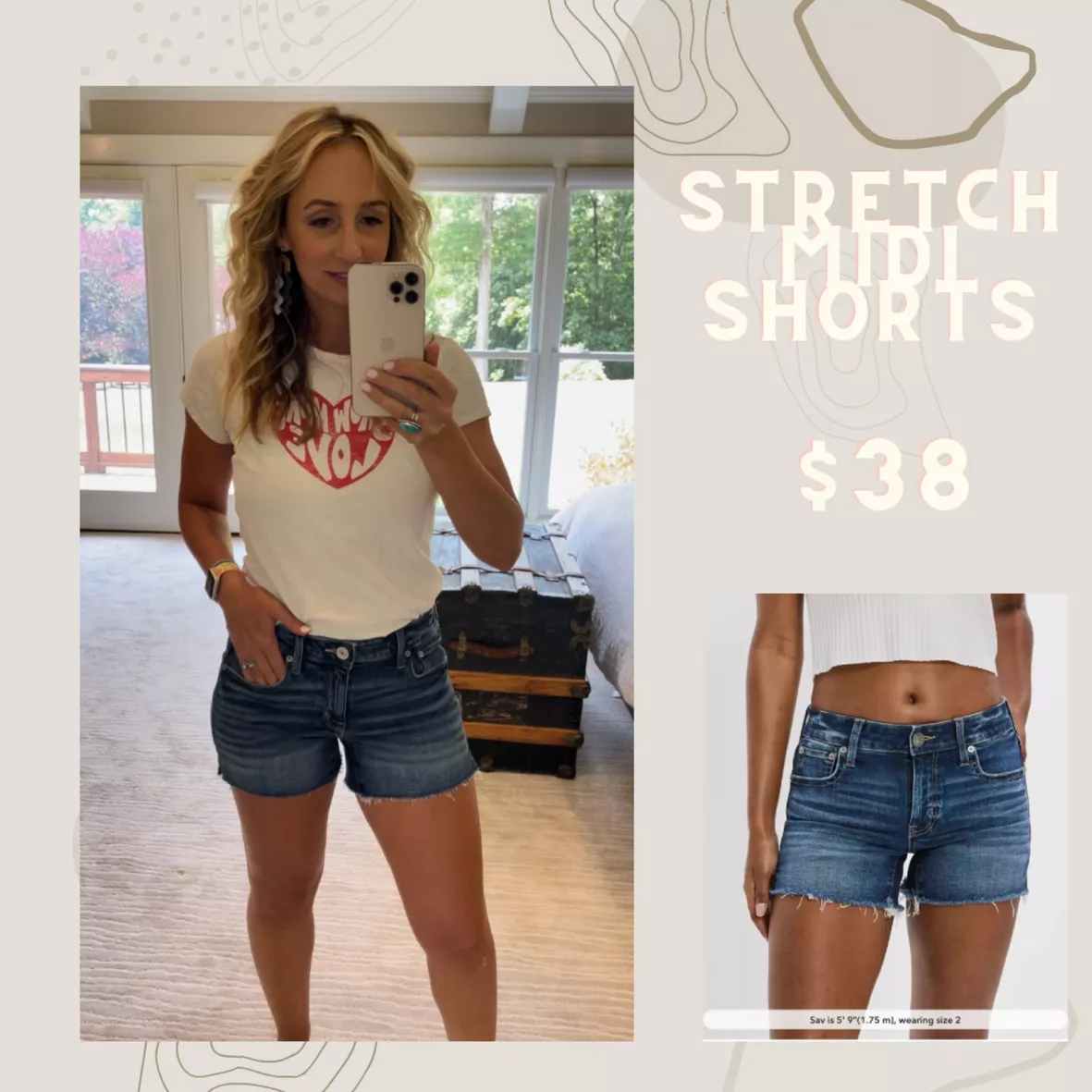 AE Stretch High-Waisted Short Short