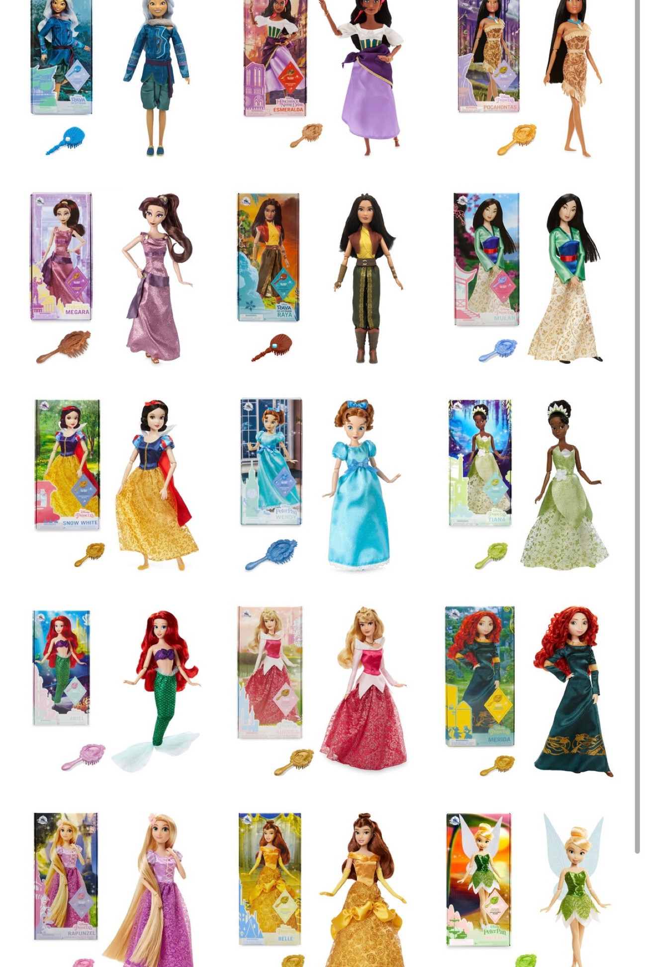Classic Disney Dolls