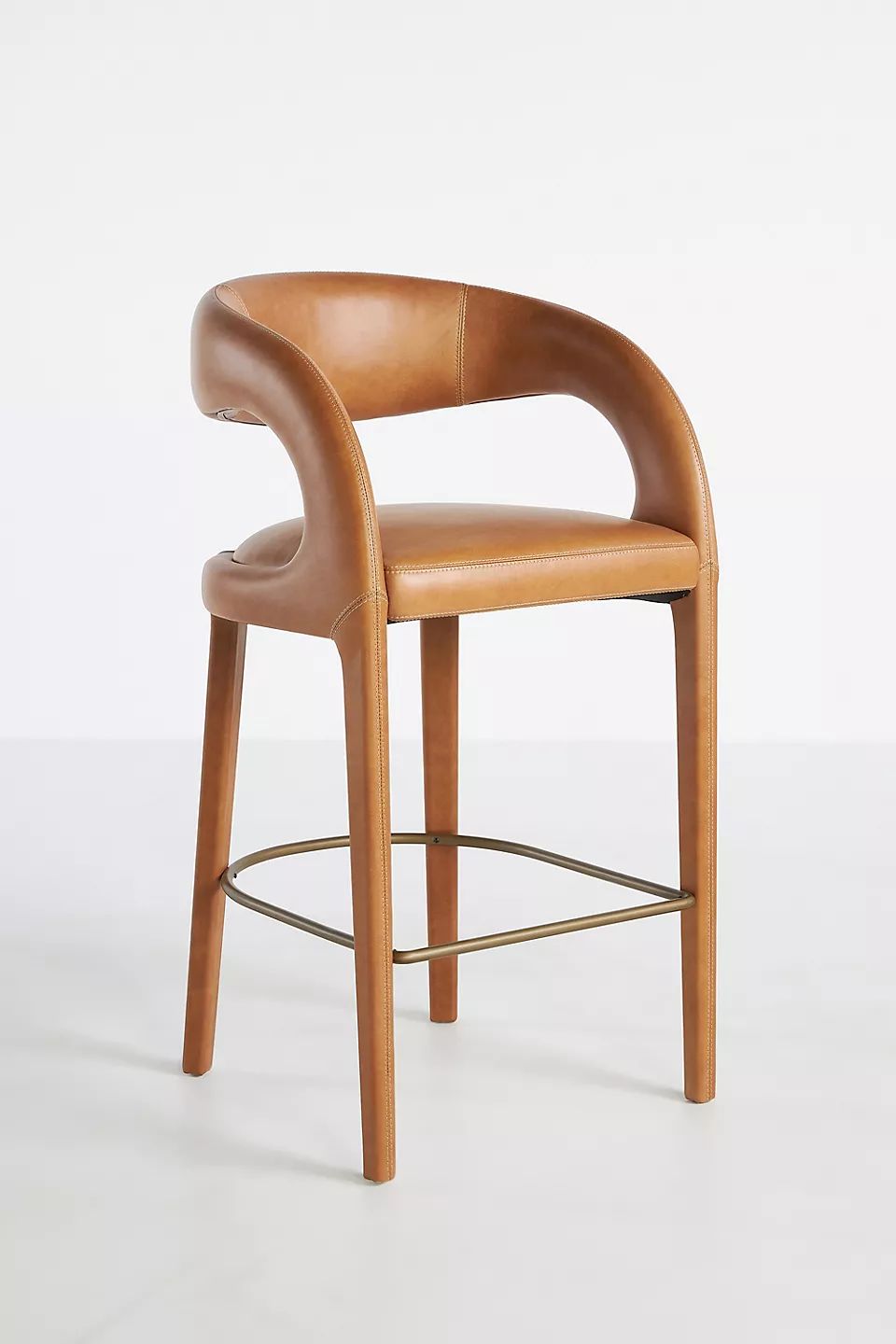 Leather Hagen Counter Stool | Anthropologie (US)