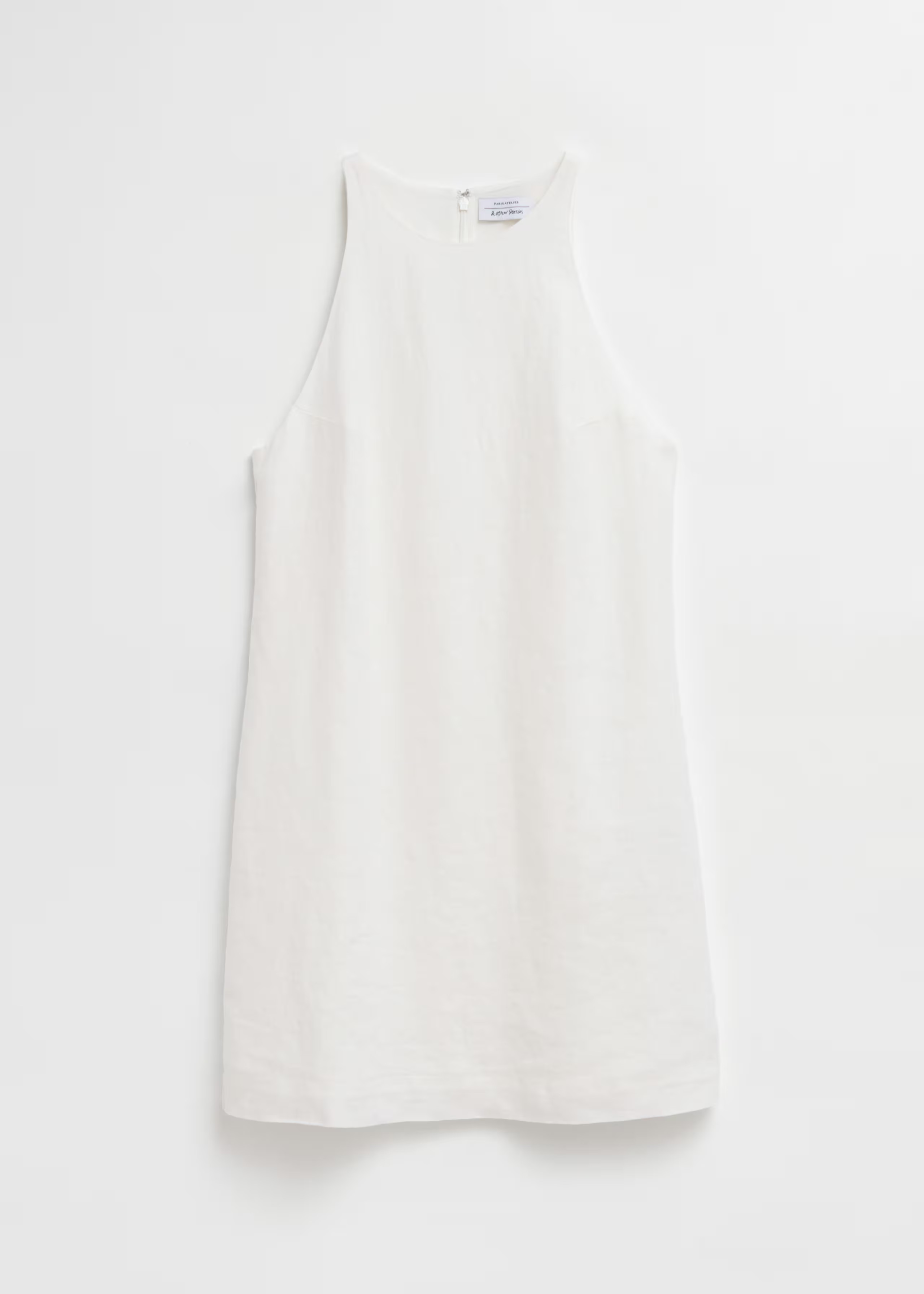 Linen A-Line Dress - White - Mini dresses - & Other Stories GB | & Other Stories UK