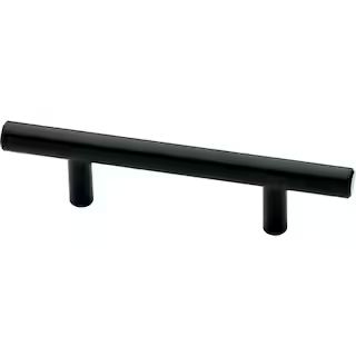 3 in. (76 mm) Flat Black Bar Drawer Pull (4-Pack) | The Home Depot