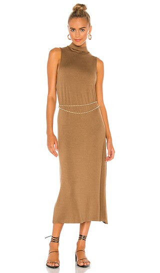 Sleeveless Mock Neck Dress | Revolve Clothing (Global)