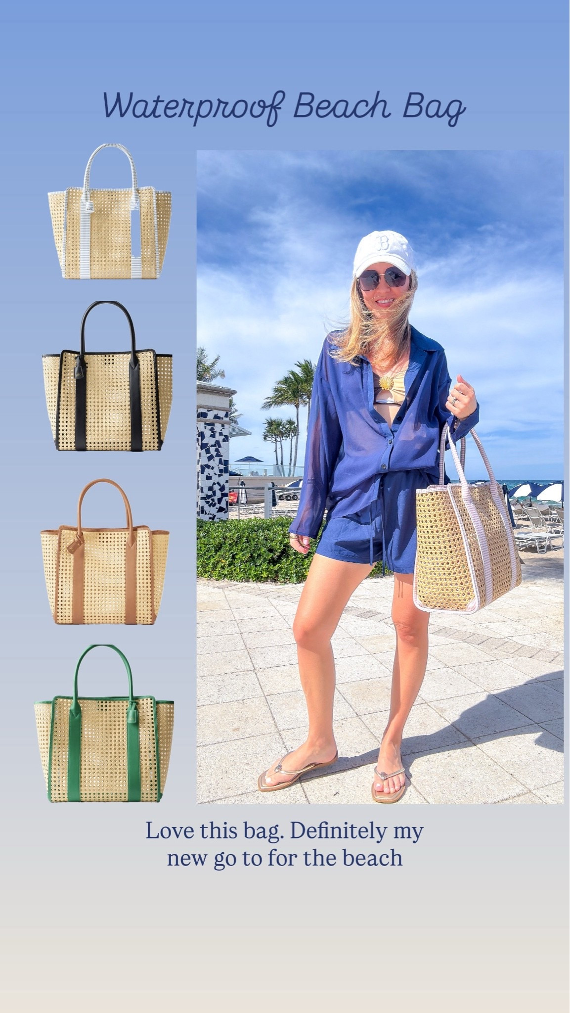 New beach bag that is waterproof, sooo good.
Linking the set and swimsuit here.
@Mark and Graham

#LTKgrwm #LTKootd #LTKSwim